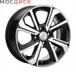 Khomen Wheels KHW1501 6x15/4x100 DIA54,1  ET46 Black-FP