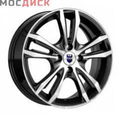 КиК Samara 6x16/4x100 DIA60,1 ET37 алмаз черный КиК Samara 6x16/4x100 DIA60,1 ET37 алмаз черный