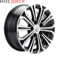 Khomen Wheels KHW1610 6,5x16/5x115 DIA70,2 ET41 Black-FP Khomen Wheels KHW1610 6,5x16/5x115 DIA70,2 ET41 Black-FP