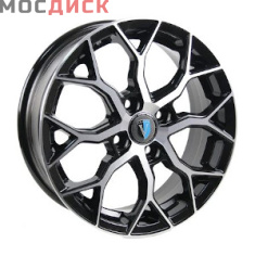 VENTI 1519 6x15/4x100 DIA54,1  ET46 черный п.п. BD