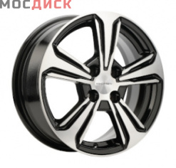 Khomen Wheels KHW1502 6x15/4x100 DIA54,1  ET48 Black-FP